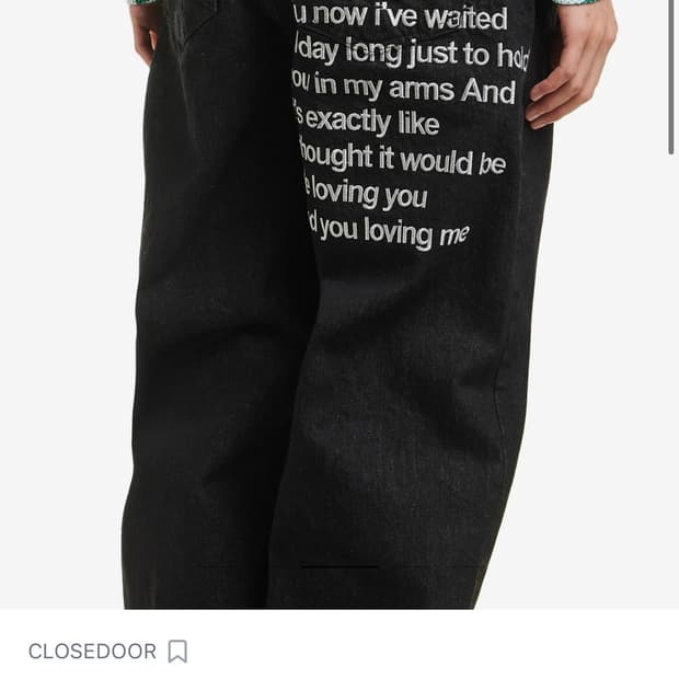 Closedoor 릭 팬츠 L