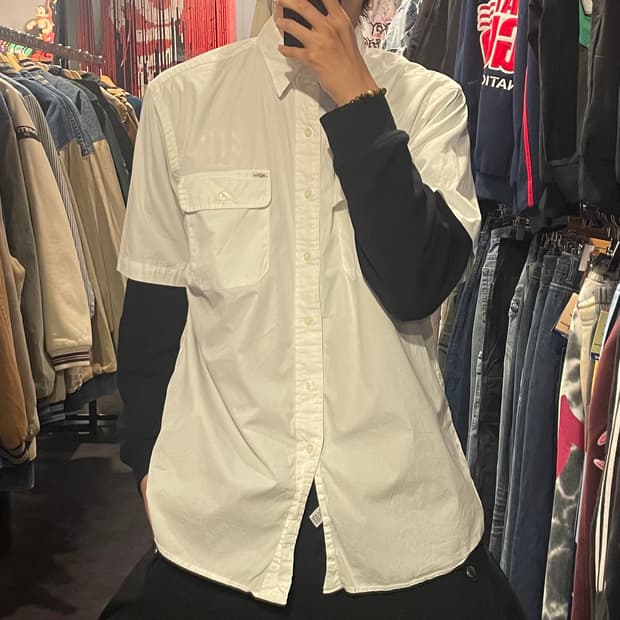 [IM] polo 폴로 화이트 반팔셔츠