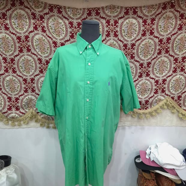 폴로 랄프로렌 90s 블레이크 옥스포드 반팔 셔츠