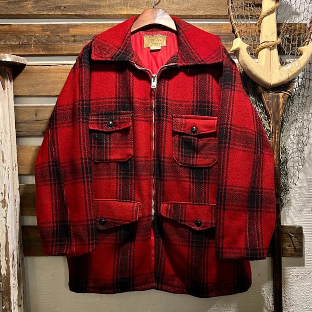 [M]5~60's MELTON 매키노 울 헌팅 자켓