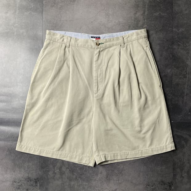 TOMMY HILFIGER 00s 토미힐피거 핀턱 하프팬츠 A01195