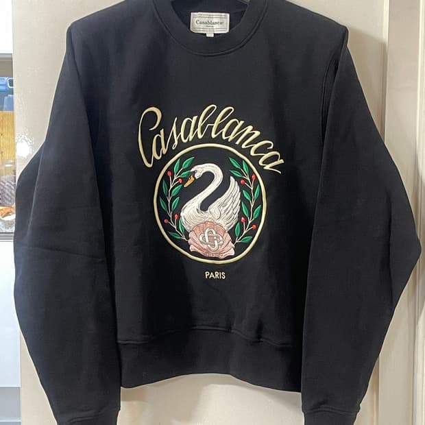 카사블랑카 백조 맨투맨(착샷)