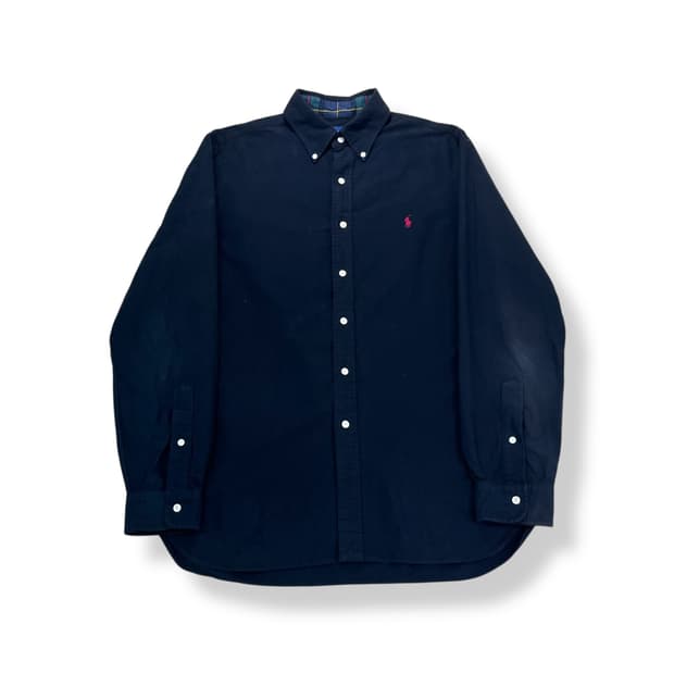 100 폴로랄프로렌 신형 코튼 블랙 와이셔츠