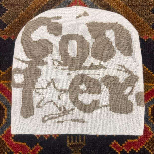 빈티지 그래픽 비니