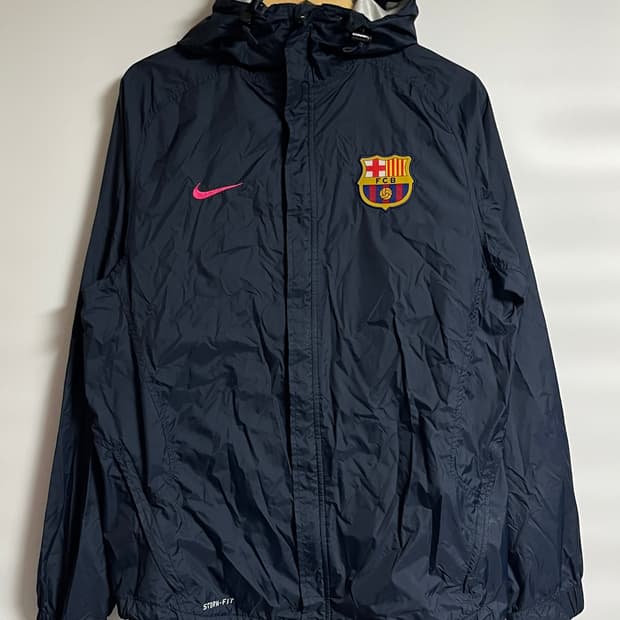 공용 나이키 스톰핏 바르셀로나 오버핏 바람막이 자켓 점퍼 M