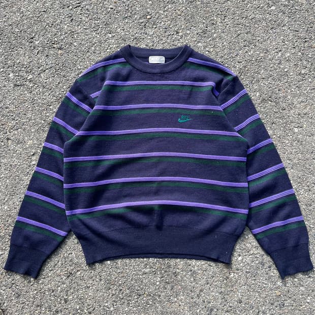 1990‘s Nike 삼나스포츠 스트라이프 니트