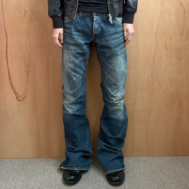 wjk 바나나 데님 팬츠