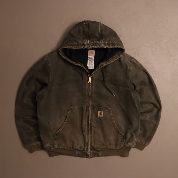 칼하트 j25 모스그린 덕액티브 자켓 A1242