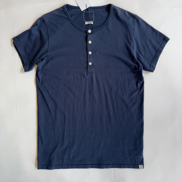 VISVIM HENLEY NECK SHORT SLEEVE T-SHIRT