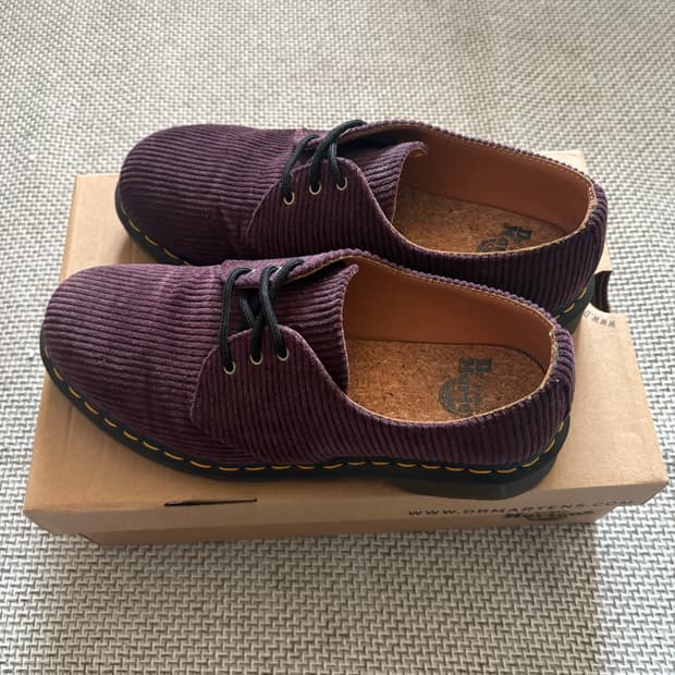 닥터마틴 코듀로이 퍼플 260