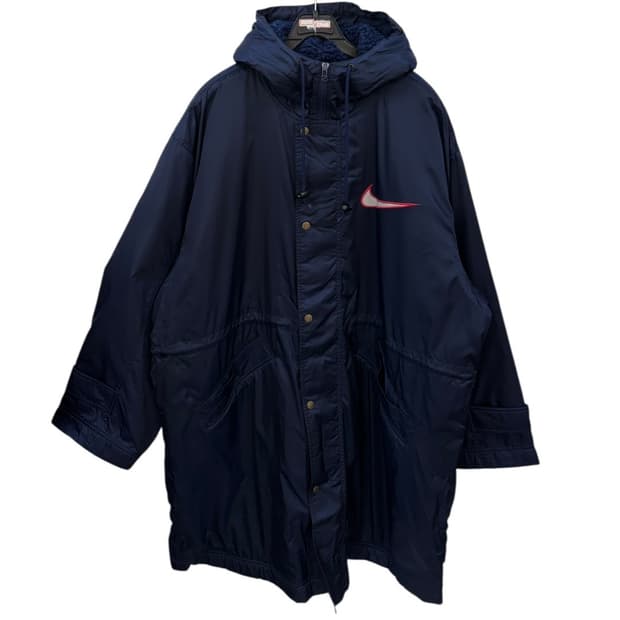 나이키 올드스쿨 양털 롱 후드점퍼