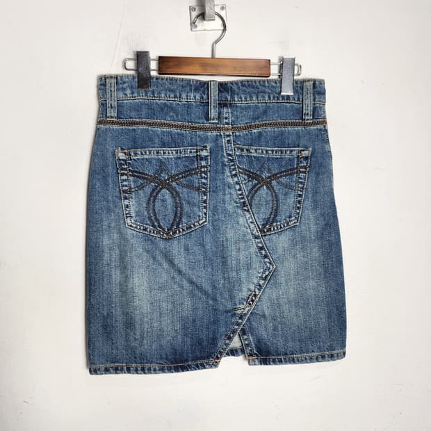 SASSON 데님 미니 스커트
