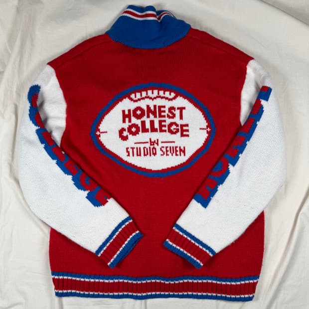Honest College 니트 가디건 코위찬