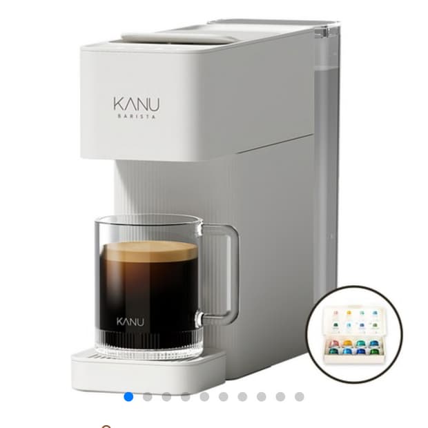 [새상품] 카누 커피머신 브리즈 크림 화이트