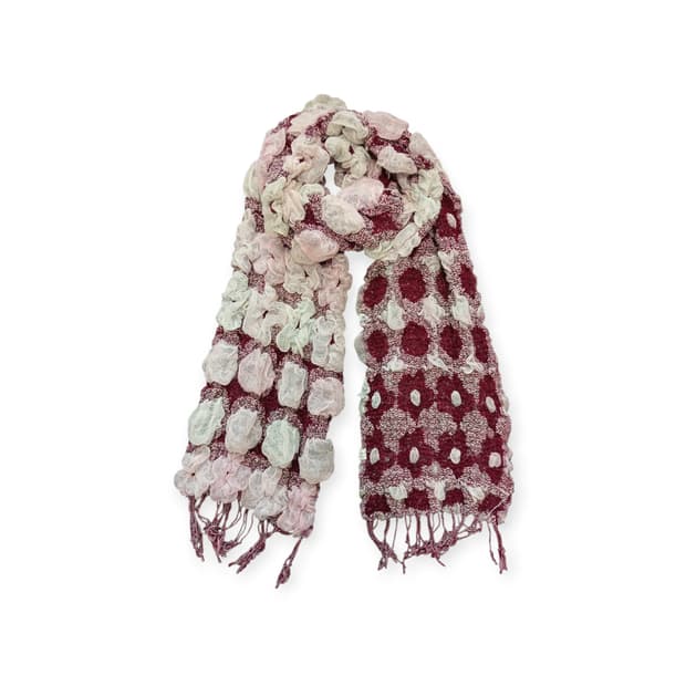 모리걸 폼폼 플라워 스카프 