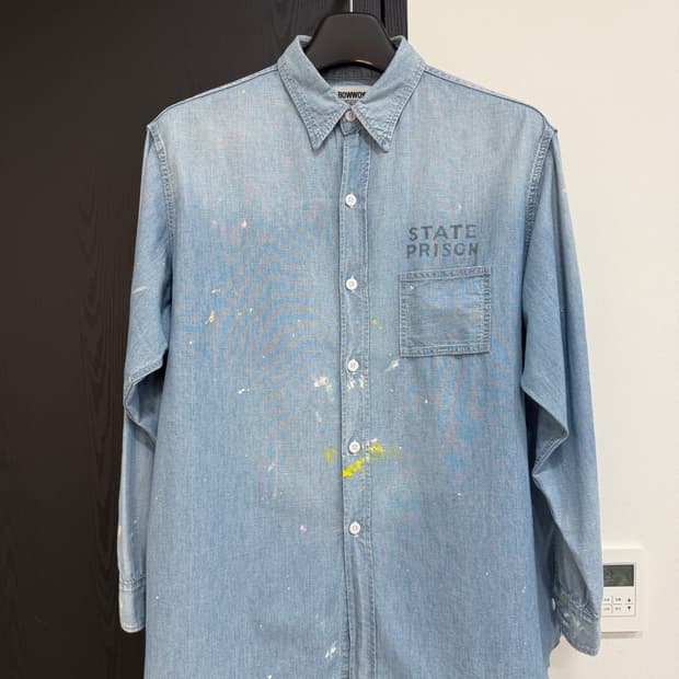 BOWWOW State Prison Chambray Shirt M