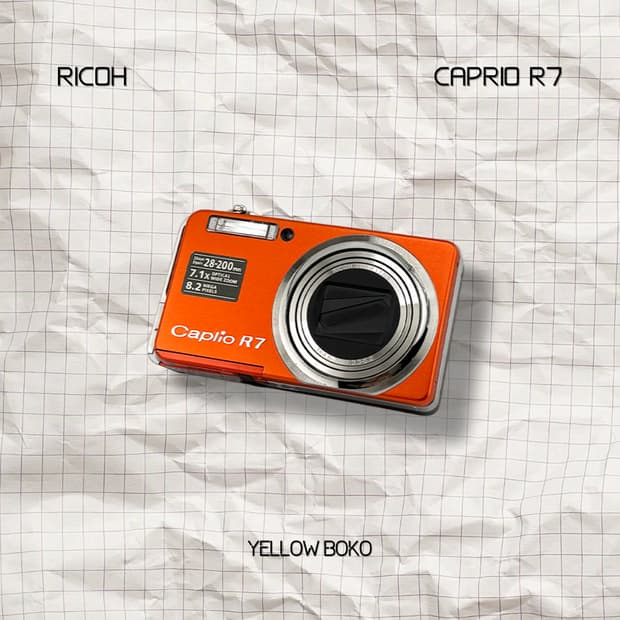 [필름 느낌] RICOH 리코 카프리오 R7 레트로 디지털 카메라