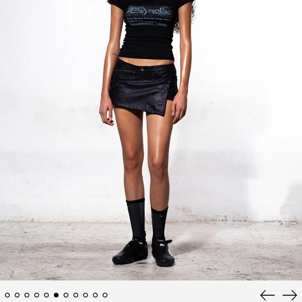 aesynctx DETACHABLE SKIRT SHORTS S