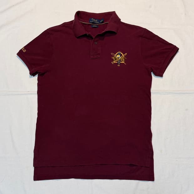 폴로 랄프로렌 빅포니 치프키프 카라티 버건디