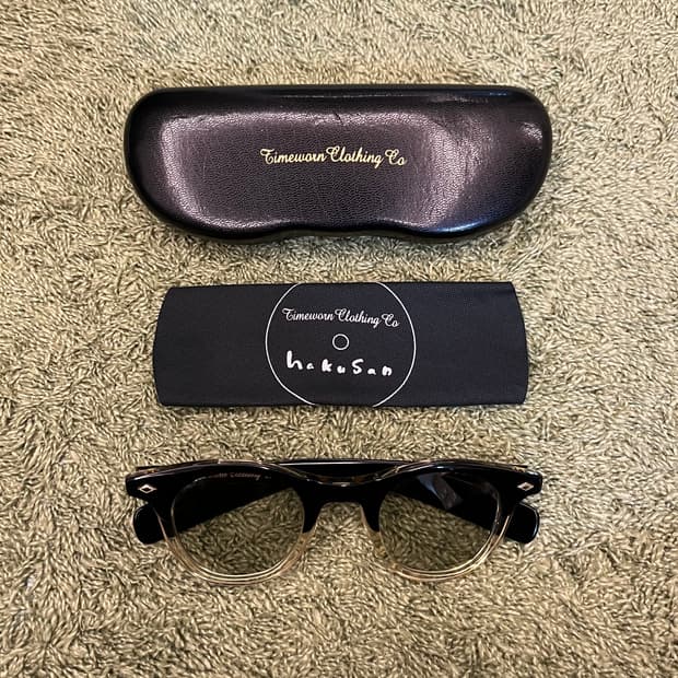 백산안경 타임원클로딩 보스턴 블랙투톤