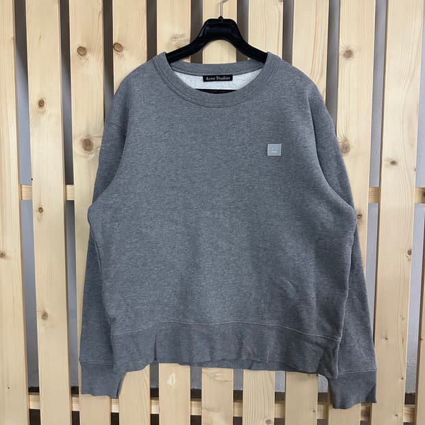 (M) 아크네스튜디오 페어뷰 페이스 그레이 맨투맨