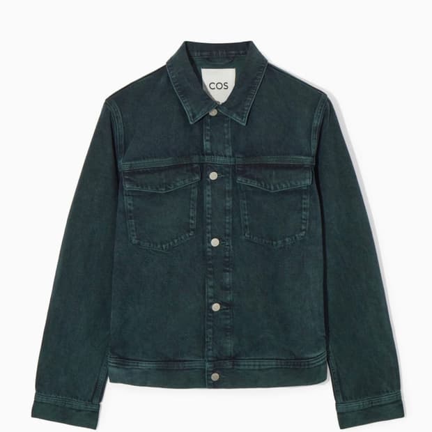 구매) 코스 투톤 데님 자켓 S