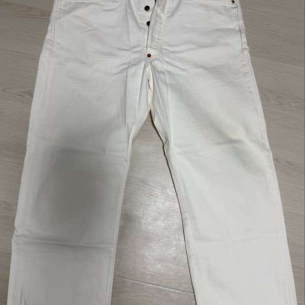 RRL 리미티드 에디션 빈티지 5 포켓 1927 버클백 화이트 34*32