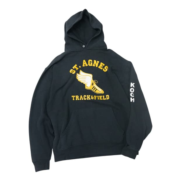 JERZEES 져지스 빈티지 세인트 아그네스 트랙 후드티 (M)