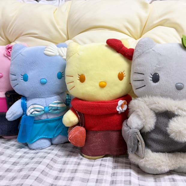 고전 2001년 해피밀 헬로키티 춘하추동 계절