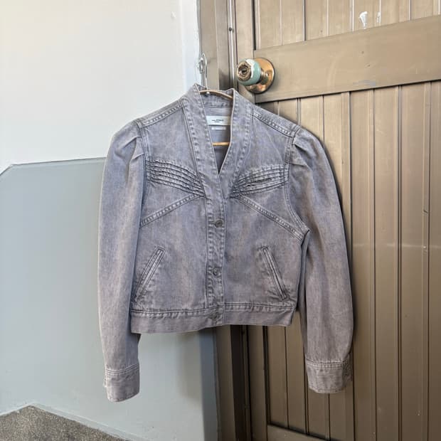 ISABEL MARANT CROPPED DENIM JACKET