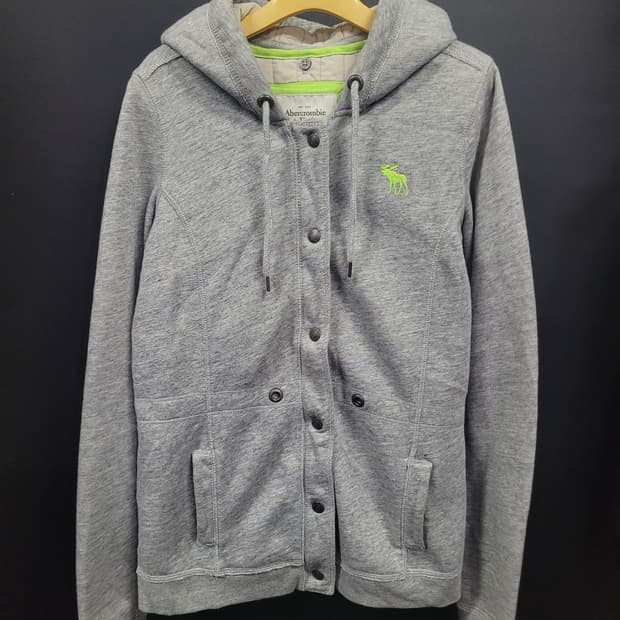 아베크롬비 후드 집업 자켓 누빔 안감 탈부착 가능 