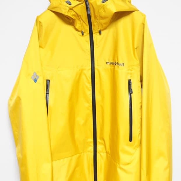 몽벨 레인 트레커 옐로우 자켓
