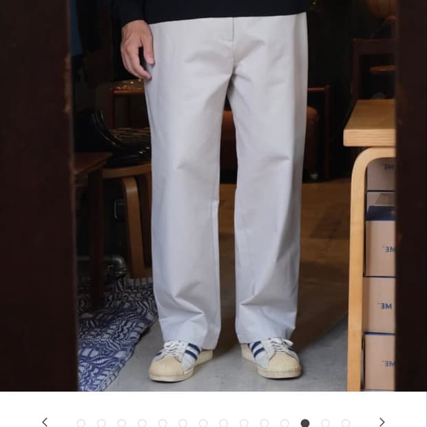 아프레쎄 타입1 치노 트라우저 네이비 2사이즈