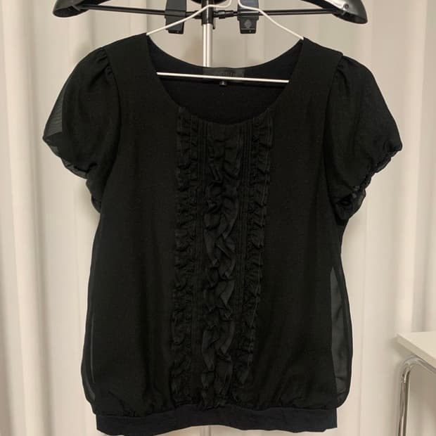 블랙프릴로걀블라우스