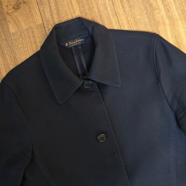 브룩스브라더스 여성 네이비 코튼 자켓 4 