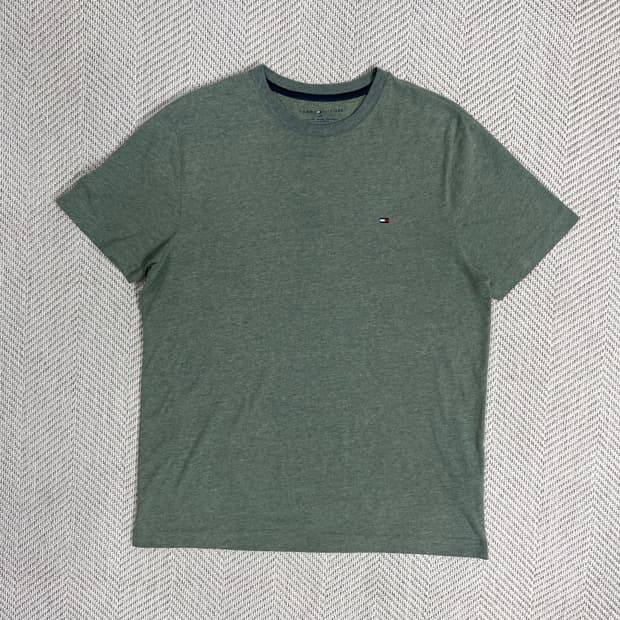 타미힐피거 반팔티 M 카키