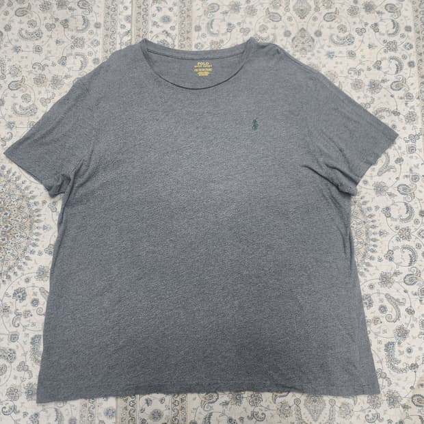 폴로 랄프로렌 회색 반팔 티셔츠 2XL