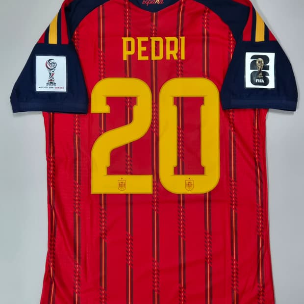 2026월드컵 스페인 국가대표 홈킷 페드리 유니폼 L