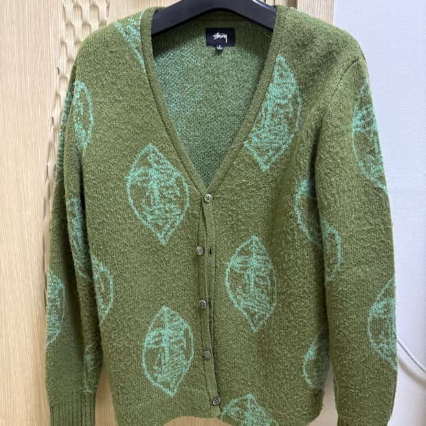 스투시 모헤어 가디건