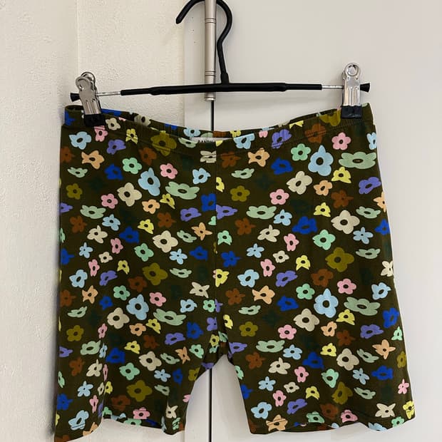 샌디리앙 플로럴 바이커 쇼츠 / S