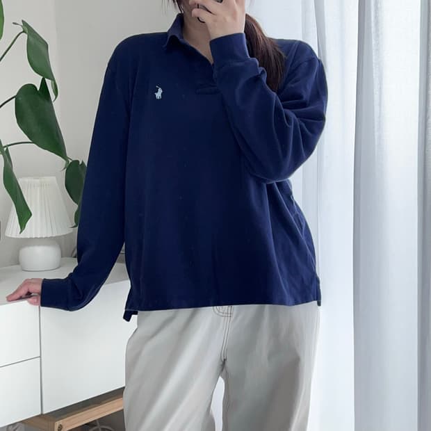 폴로 네이비 / 하늘포니 카라티 [ L ]