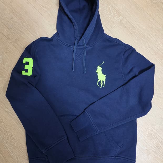 폴로랄프로렌 빅포니 기모 후드티 S