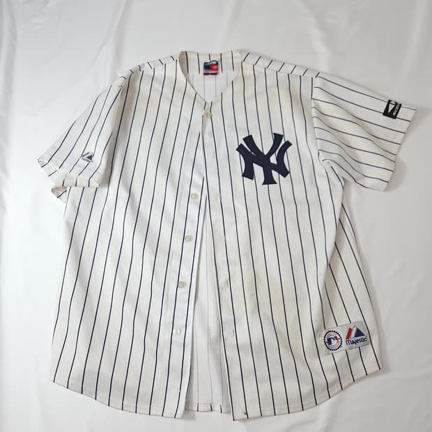마제스틱 뉴욕양키스 유니폼 져지 빈티지 야구 올드스쿨 00s