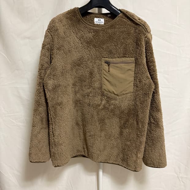 유니클로 X 엔지니어드 가먼츠 콜라보 플리스 / 브라운, M