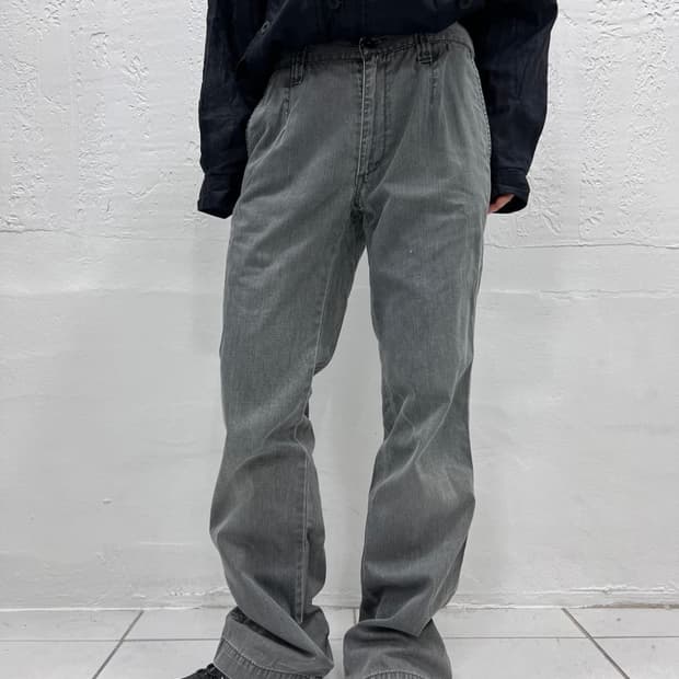 빈티지 라인 부츠컷 denim pants