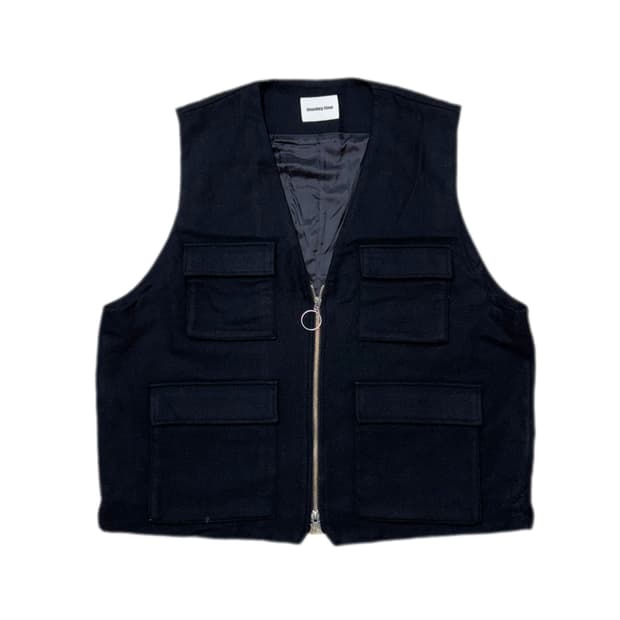 Monkey Time Multi Pocket Wool Vest 