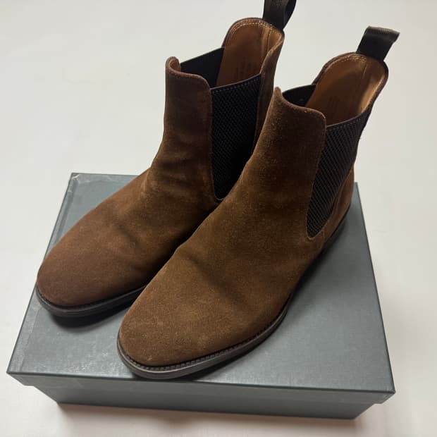 로크 290 다크브라운 첼시부츠 UK8F