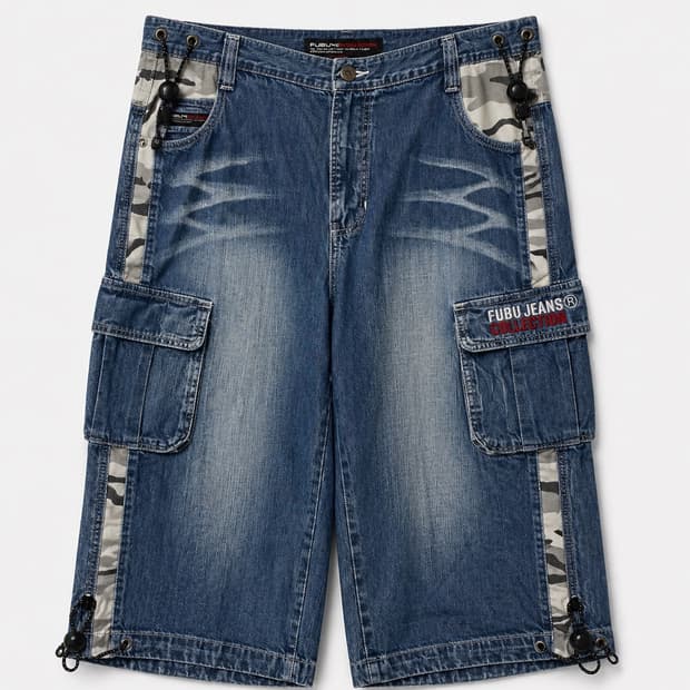 후부 컬렉션 미디 7부 바지