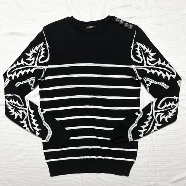 Balmain Stripe Knit