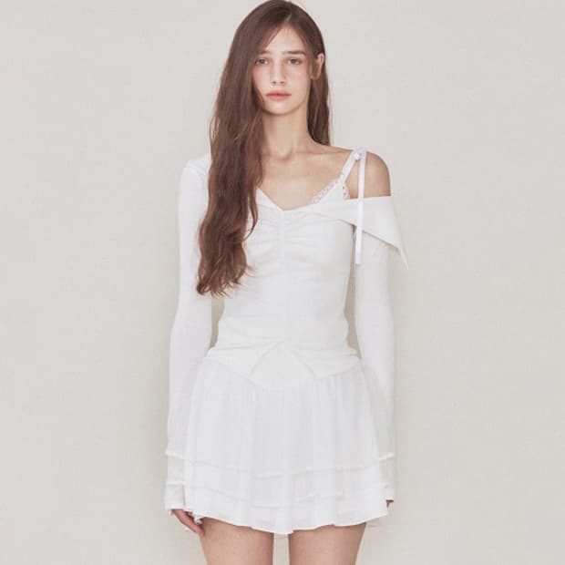 낫유어로즈 버니탑 화이트